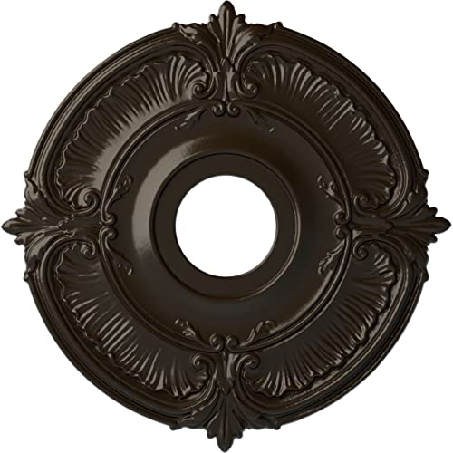 Image of Ekena Millwork CM18ATSHFDecorative Ceiling Medallions Modeled After Original Historical Patterns & Designs, Stone Hearth
