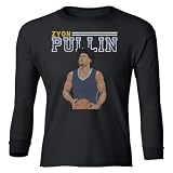 Omufisa Pullin Inspired Graphic - Iowa Bball Zyon Tribute Youth Long Sleeve T-Shirt (Black, Youth Small)