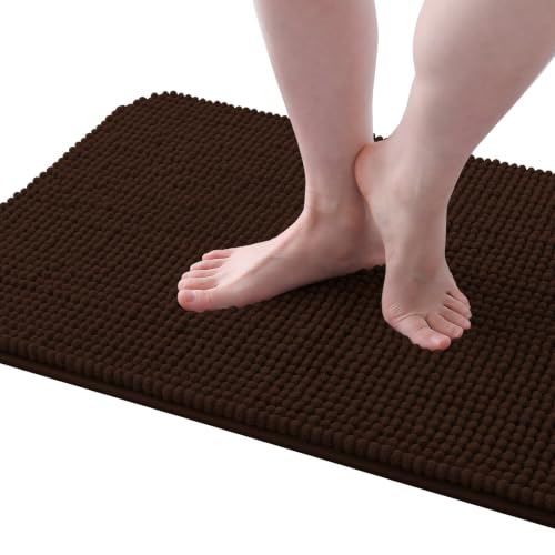 Image of OLANLY Dog Door Mat for Muddy Paws 40x32, Absorbent Chenille Mud Doormat