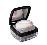 15Gram Empty Square Foundation Make-up Powder Puff Box Case Container Compact with Mirror Sifter and Black Filp Lip Powder Puff Free
