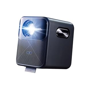 Wanbo Mozart 1 Pro Projector with Wifi and Bluetooth, Android TV 11 Movie Projector, 900ANSI Lumens Native 1080P Smart Projector, Auto Focus, Object Avoidance and Screen Adaption
