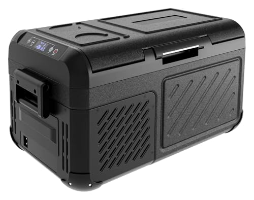 冷蔵庫 車用 デュアルゾーン 12V 18L ポータブル カー冷蔵庫 冷凍庫 キャンプ トラック RV ボート用 車用冷蔵庫