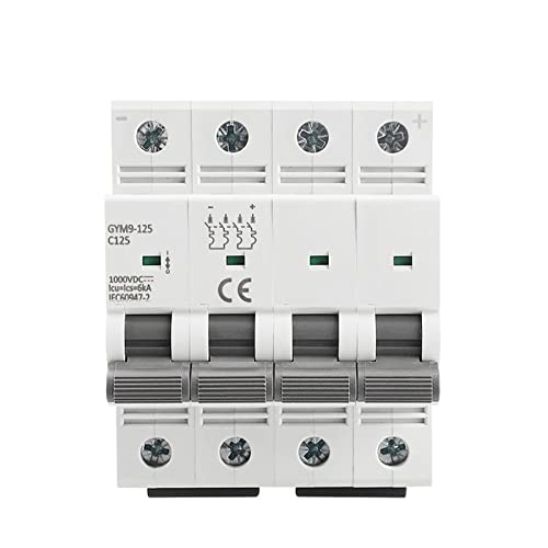 Disjoncteur Din Rail 1000VDC GYM9-125 pour sécuriser l'onduleur photovoltaïque