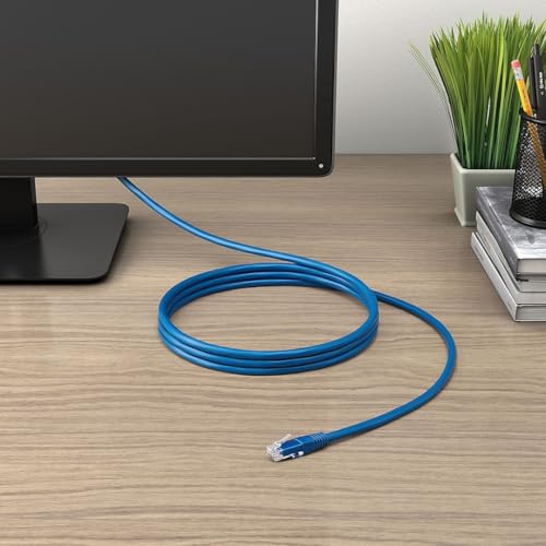 Cable Ethernet Staples TECH CAT-6 100 ft RJ45 Azul miniatura 5