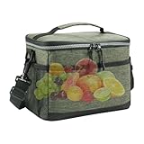 Uoqpty Bolsa De Transporte Para Almuerzo,Caja Portátil Gruesa,Bolsa De Almuerzo Aislada Tote - Para Trabajo Diario Picnic Viaje Familia Hogar Camping Exteriores Escuela Adultos