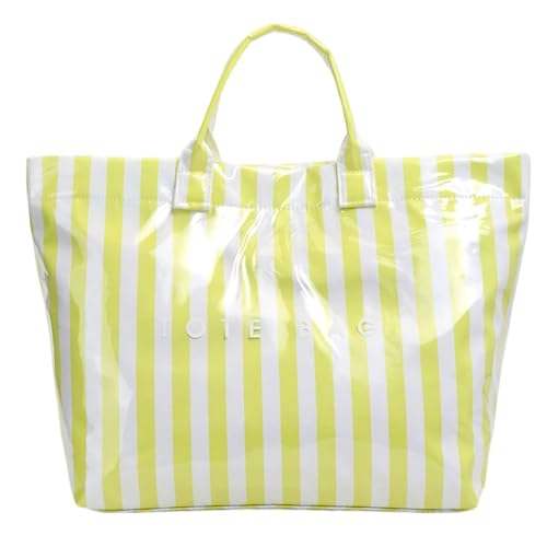 Sac de plage spacieux en PVC pour éviter le sable et grand cabas fourre-tout léger