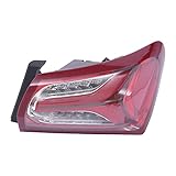 SHATUOA Led Tail Light for Malibu 2019-2022 LED Type Rear Lamp Outer Replacement Right Passager Side 84595943
