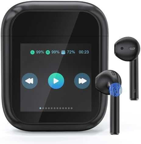 Ai Translation Earbuds Real Time 144 Languages & Accents Translator Earbuds with 8-Language Offline Translating Earbuds, Audifonos Traductores Inglés Español for Learning Travel Business Black