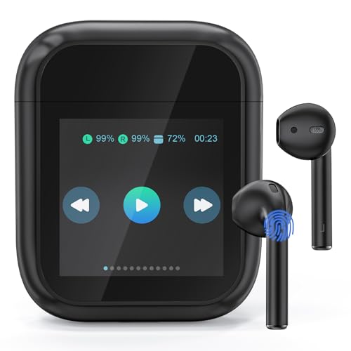 Ai Translation Earbuds Real Time 144 Languages & Accents Translator Earbuds with 8-Language Offline Translating Earbuds, Audifonos Traductores Inglés Español for Learning Travel Business Black