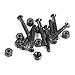 Zxpjkyu Skateboard Truck Mounting Hardware Kit - Set of 8 Bolts for Longboards, 1.75 inch