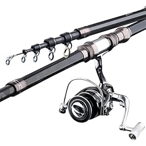 Mhysadga KFT9YG2435 Teleskopowa Wędka Spinningowa