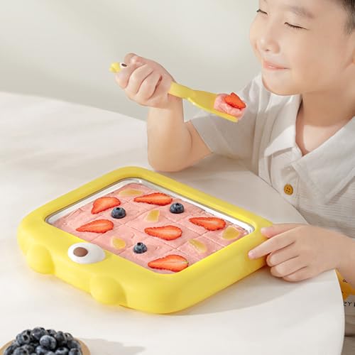 Plateau de congélation pour glace roulée avec spatules sans électricité - 3