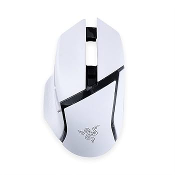 LAZER - 大人気商品　Razer Basilisk Mercury White Razer - Basilisk Mercury Edition Wired Optical Gaming Mouse