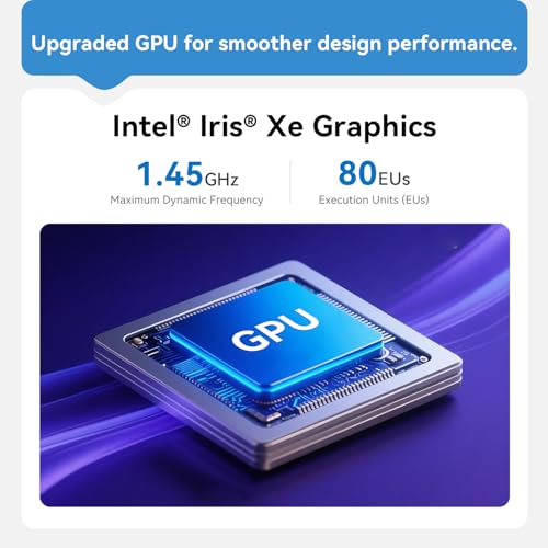 Image of Beelink Mini PC, EQi13 Pro Mini Computers Intel i5 13500H(Up to 4.7GHz) 12C /16T, Micro PC 32GB DDR4 RAM 1TB M.2 PCIe4.0 x4 SSD, Desktop Computer 4K@60Hz /HDMI /WiFi6 /BT5.2 /Gigabit Ethernet /HTPC