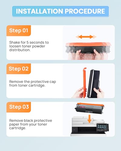 Image of E-Z Ink Compatible Toner Cartridge Replacement for Brother TN-433 TN433 TN433bk TN431 Compatible with HL-L8260CDW HL-L8360CDW MFC-L8610CDW MFC-L8900CDW (1 Magenta, 1 Pack)
