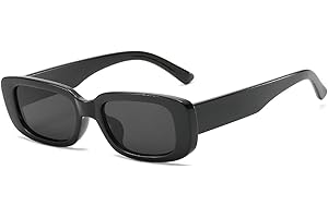 90s Y2K Vintage Rectangle Sunglasses for Women Men