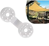 Práctico: los clips para la sombrilla están hechos de plástico y mantienen la sombrilla en su lugar de forma segura. El clip evita que la sombrilla se sople por el viento y mantiene alejados el sol y los pájaros.