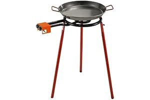 Garcima Mediterraneo Paella Pan Set: Authentic Spanish Paella Cooking Experience at Home
