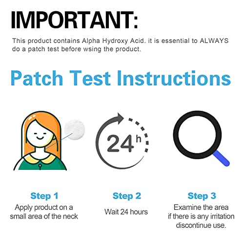 30% Glycolic Acid Pads Wipes For Skin Care Exfoliating Cleansing, Face Pore Cleaner Minimizer Acne Treatment, Chemical Peel Solution For Dark Spots, Breakouts, Scars, Reduce Wrinkle Fine Lines,50 Pads #TOP6