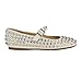 Guess Women's Kalidal Flat, White 140, 10