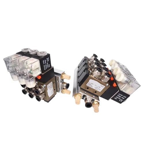 Électrovanne 4V210-08 AC220V 9 stations pour centraliser vos vérins 6mm - 6