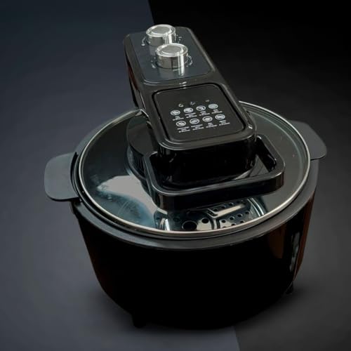 Airfryer Fritadeira Elétrica Sem Óleo Power Inox Digital 8l 110v 220v(AIRFRYER YQ 900 8L 110V)