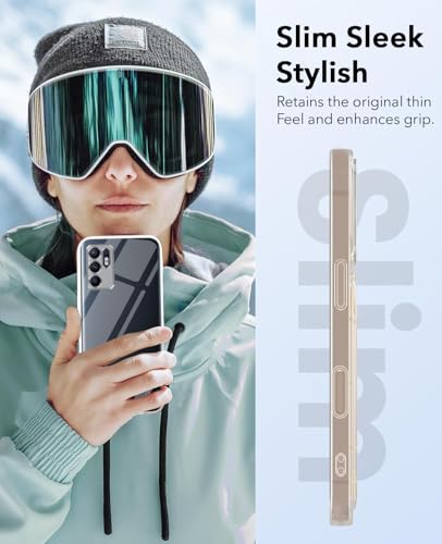 Image of Jkobi Back Cover Case for Oppo Reno6 4G | Reno 6 4G (Hard Anti Yellow Clear Case | Drop & Camera Protection | Shockproof Polycarbonate)