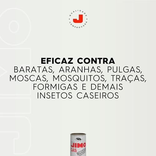 JIMO Gás Fumigante Inseticida Desinsetização de Casas e Ambientes Fechados Eficaz contra Barata Aran