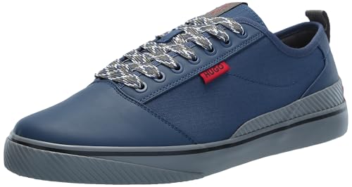 HUGO Men's Ripstop Nylon Low Top Sneaker