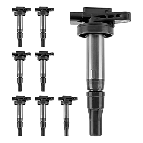 Image of PHILTOP Ignition Coil 8 Packs UF519 Fit for Land Rover Range Rover Sport /Range Rover 2006-2009, LR3 2005-2009, Jaguar XF 2009-2010, XJ8 2004-2009, XK 2007-2009, Vanden Plas 2004-2009, XKR 2003-2009