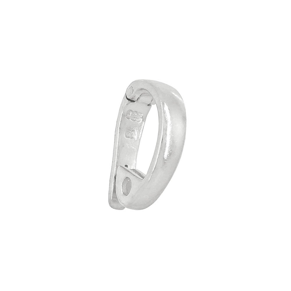 Pndeyo 2pcs 925 Sterling Silver Oval Jewelry Clasps
