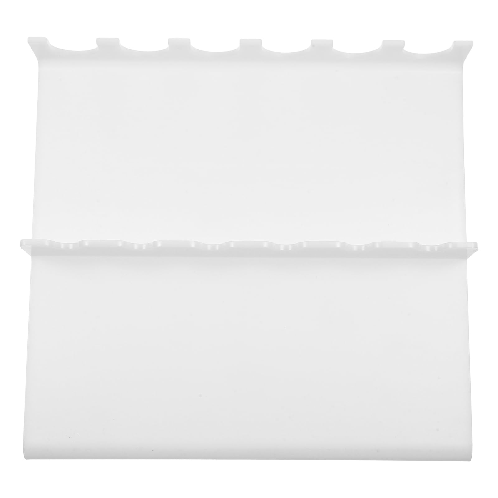 Soporte para Pipetas de Plástico Blanco Diseño en Z, Almacenamiento Versátil y Ahorro de Espacio para Uso en Laboratorio Profesional