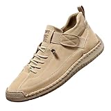 Men's Chukka Boots Slip On Ankle Boots Breathable Faux...
