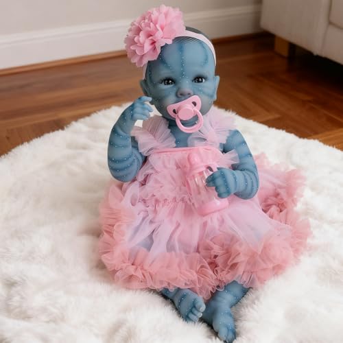 Muñeco Reborn 19 Pulgadas Vinilo Realista para Niños miniatura 7