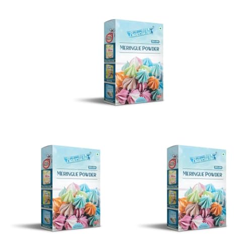 Image of Bakerswhip Eggless Meringue Powder Instant Mix, 450 g (Pack of 3)