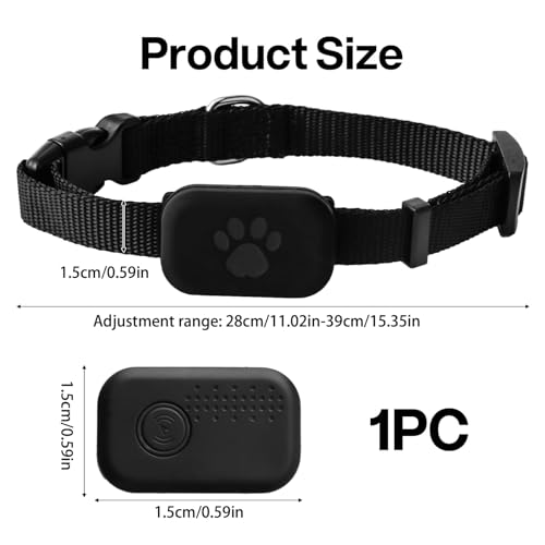 Cat Tracker, Cat Gps Tracker Collar with No Monthly Fees (iOS Only), Pet Tracker Gps Collar for Small Cat Waterproof Logger for Pet, Portable Anti Lost for Apple Find Function Adjust 28-39cm Christmas - Image 2