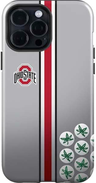 Skinit Impact Phone Case Compatible with iPhone 15 Pro Max - Officially Licensed Ohio State University The Ohio State Buckeyes Design