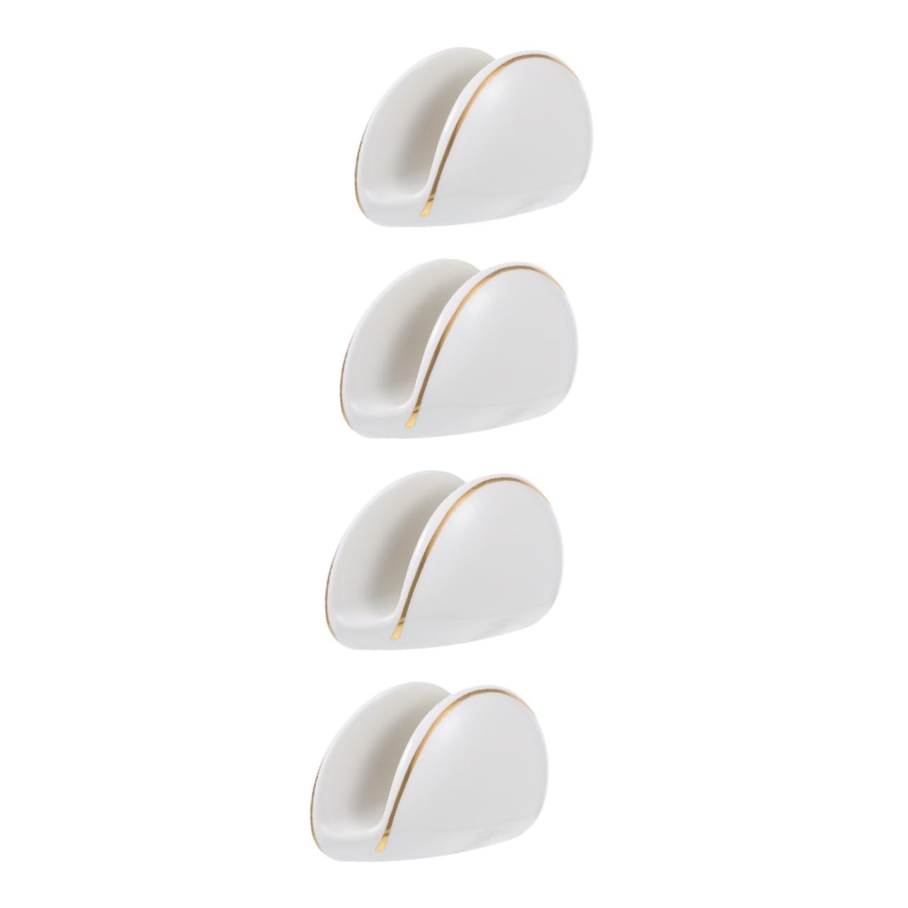 Ciieeo Distributeur De Serviettes en Papier Polyvalent 4 Pièces Peu Encombrant en Céramique