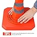 CARTMAN 4 Pack 28 Inch Collapsible Traffic Cones with LED Light, Multi Purpose Pop up Reflective Safety Cones, Pack of 4, Battery Included