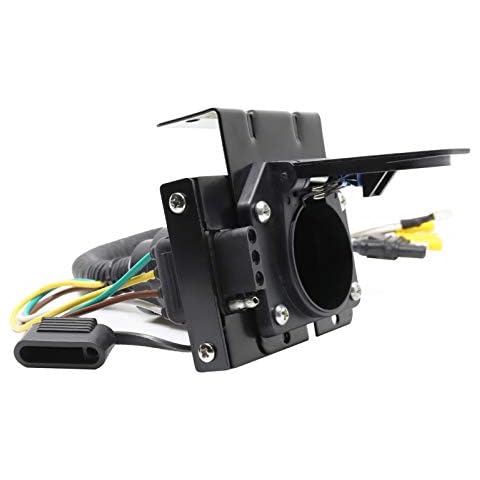 CARROFIX Universal Fit 4-Way to 7-Way RV Blade and 4-Way Flat Female Trailer Wiring Adapter Connector Kit Cover