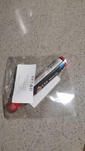 Auto Lackstift, Reparatur Pinsel für Kratzer, Autolack Reparaturmittel Mit Pinsel, 1 Stück (Rot)