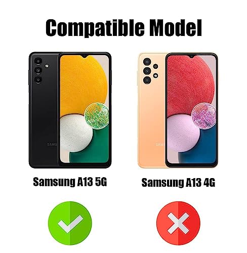 Image of Jkobi Back Cover for Samsung Galaxy A13 5G (Silicone Clear Shockproof Case with Camera Protection | Soft and Flexible | Transparent)
