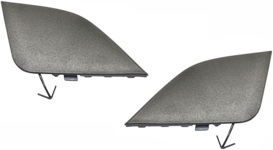 for Toyota RAV4 Tow Hole Cover 2016 2017 2018 Driver and Passenger Side | Pair | Front | Textured | Access Hole Cover | Replacement for TO1029108, TO1029107 | 532860R080, 532850R080