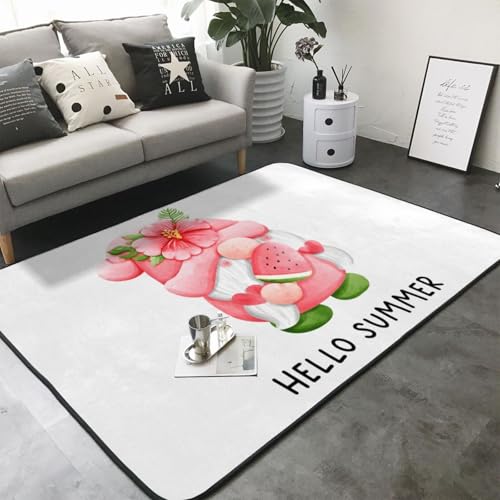 Tapis antidérapant lavable grand format motif nain