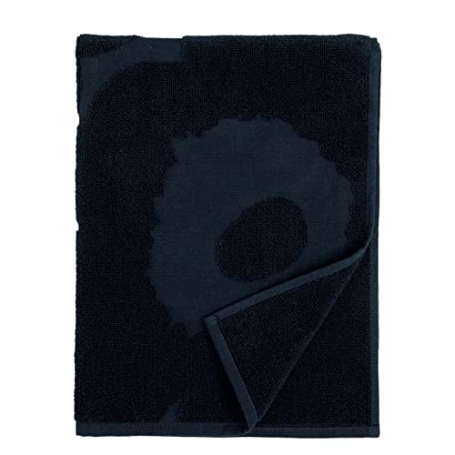 Marimekko Unikko - Towel de mano (50 x 70 cm), color azul oscuro Cover