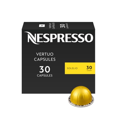 Nespresso Vertuo, Solelio, Mild Roast, 30-Count Coffee Pods