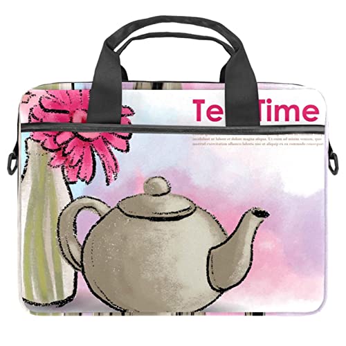 Sacoche ordinateur portable contre les rayures sac bandoulière fleur
