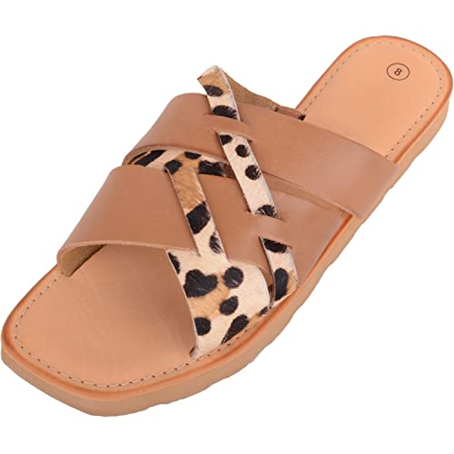 Mules à enfiler en cuir Absolute Footwear parfaites pour l'été