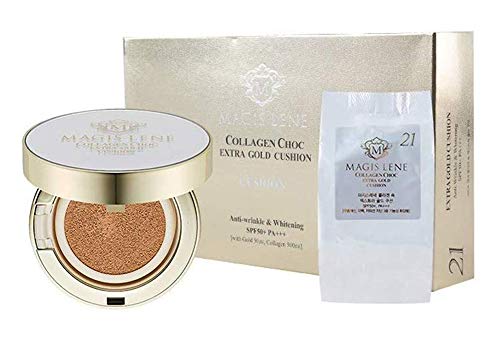 MAGIS LENE COLLAGEN CHOC EXTRA GOLD CUSHION SPF50+PA+++ (15g+15g) (23 NATURAL BEIGE)