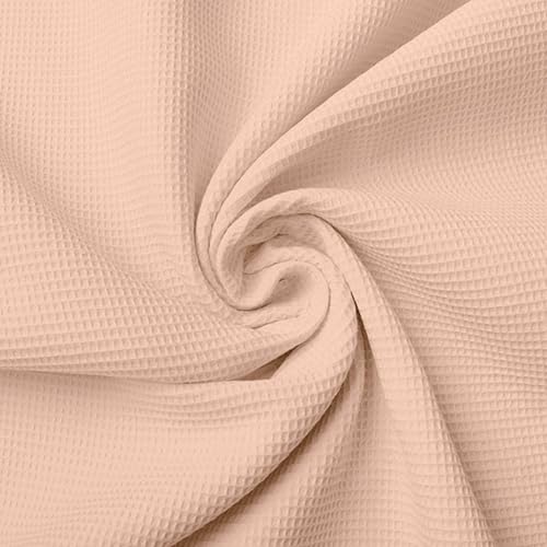 Image of Super Soft & Breathable 100% Microfiber Waffle Blanket - Throw Blanket and Quilt for Bed & Sofa Single(60x90) Size - Cream /Light Sand